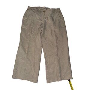 Eileen Fisher linen capri‎ pants Women’s medium